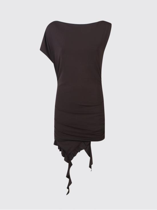 26SS 핑코 롱 원피스 106605A35E M28 Brown - PINKO