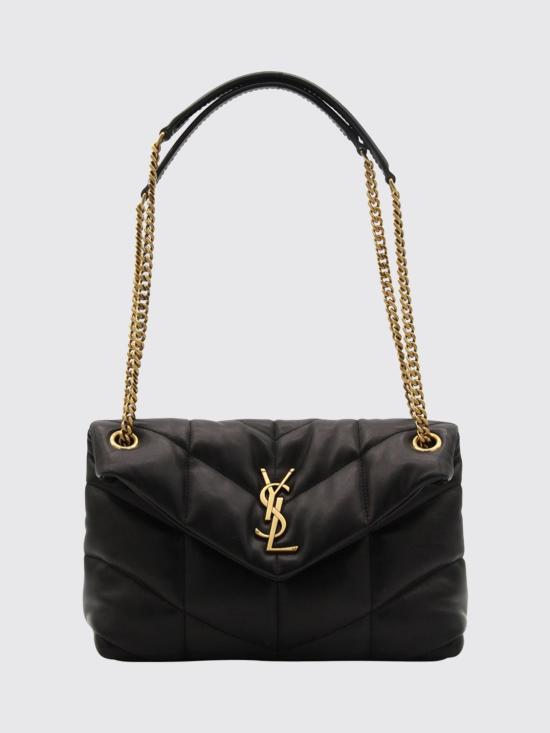 26SS 생로랑 루루 푸퍼 스몰 체인 백 5774761EL07 1000 Black