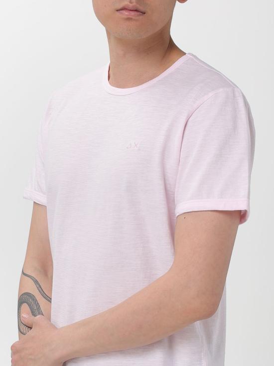 26SS 썬 68 반팔 티셔츠 T36115 04 Blush Pink - SUN 68
