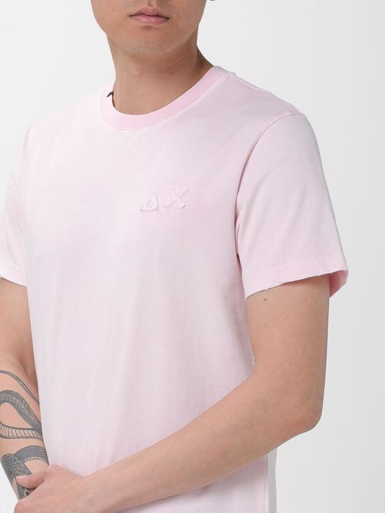 26SS 썬 68 반팔 티셔츠 T36113 04 Blush Pink - SUN 68