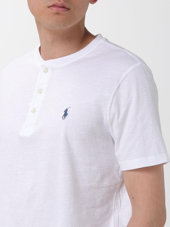 26SS 폴로 랄프로렌 폴로 티셔츠 710964485 001 White - POLO RALPH LAUREN