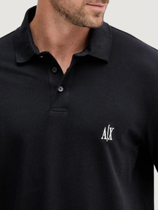 26SS 알마니 폴로 티셔츠 XM000367AF13022 UB101 Black 1 - ARMANI