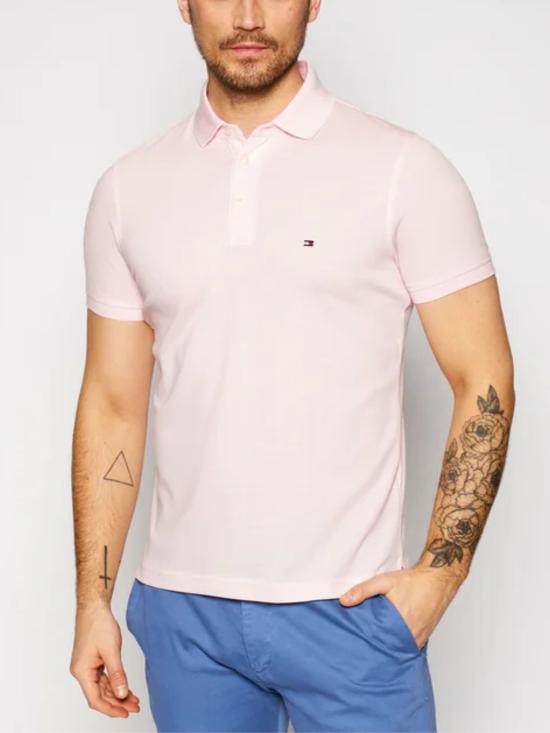 26SS 타미힐피거 반팔 티셔츠 MW0MW17771 TPB Pink - TOMMY HILFIGER