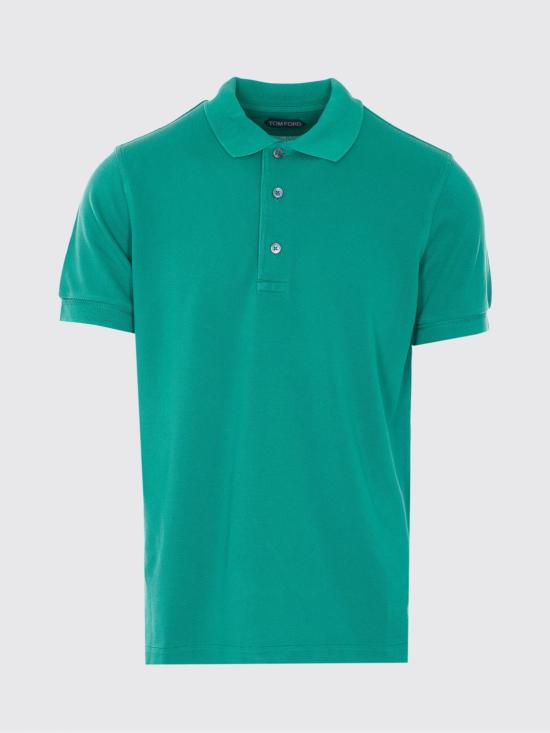 26SS 톰포드 폴로 티셔츠 JPS011JMT013 GBI Green - TOMFORD