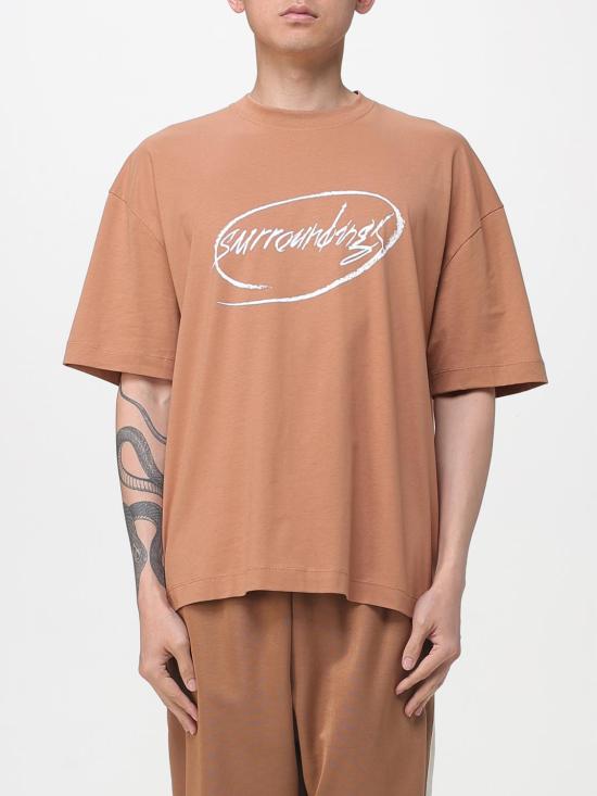 26SS 에뛰드스튜디오 반팔 티셔츠 E26MMTSH134 63 Camel