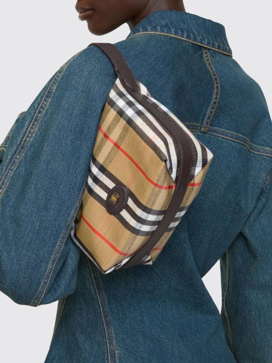 26SS 버버리 미니 하이랜드 더플백 8119773 Nude - BURBERRY