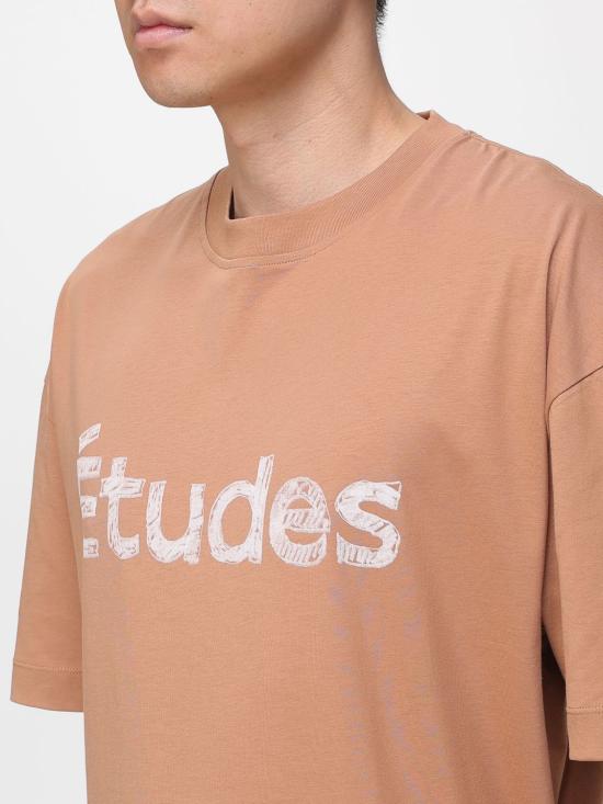 26SS 에뛰드스튜디오 반팔 티셔츠 E26MMTSH132 63 Camel - ETUDES