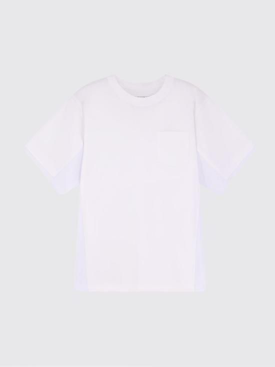 26SS 사카이 반팔 티셔츠 2603986M 101 White - SACAI