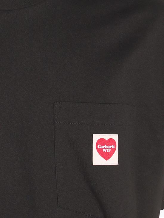26SS 칼하트 WIP 반팔 티셔츠 I032128 1V2XX Black - CARHARTT WIP
