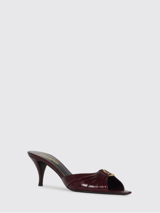 26SS 생로랑 힐/펌프스 861121AAEHF 6629 Burgundy - SAINT LAURENT