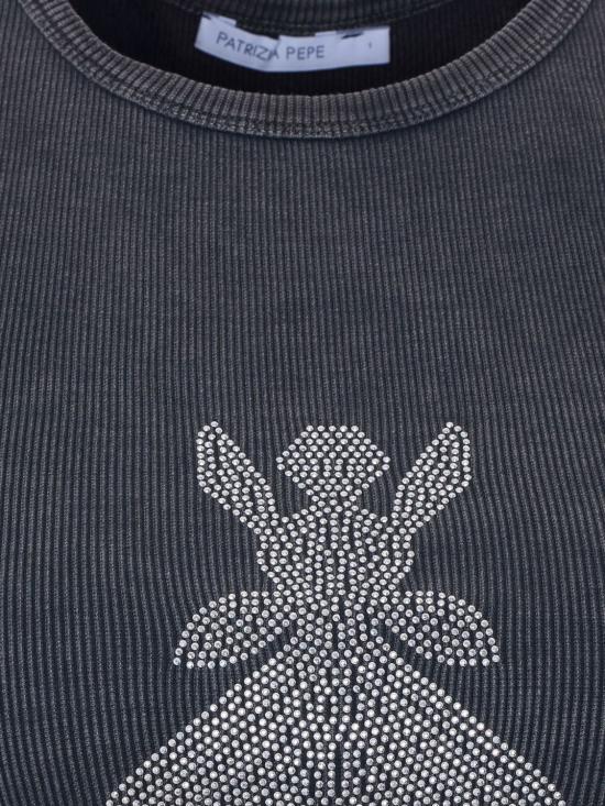 26SS 파트리지아페페 탑 8M1768J373 S763 Grey - PATRIZIA PEPE