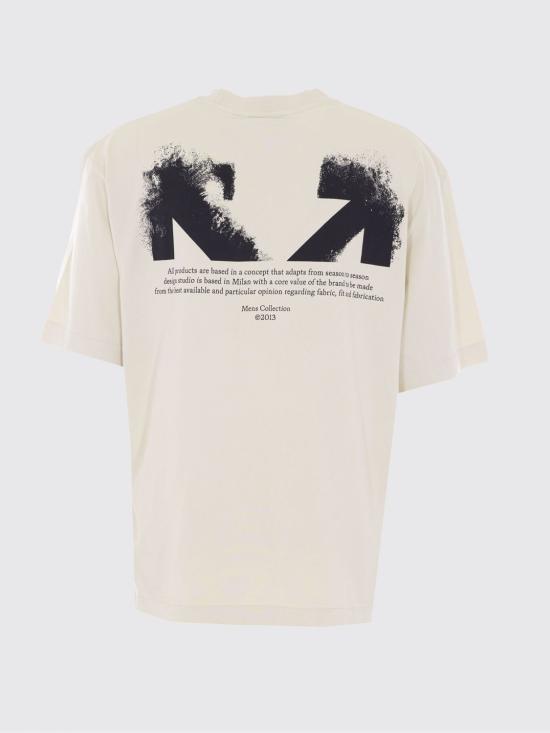 26SS 오프화이트 반팔 티셔츠 OMAA120S26JER008 2070 Beige - OFF WHITE