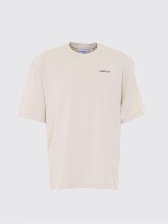 26SS 오프화이트 반팔 티셔츠 OMAA120S26JER008 2070 Beige - OFF WHITE