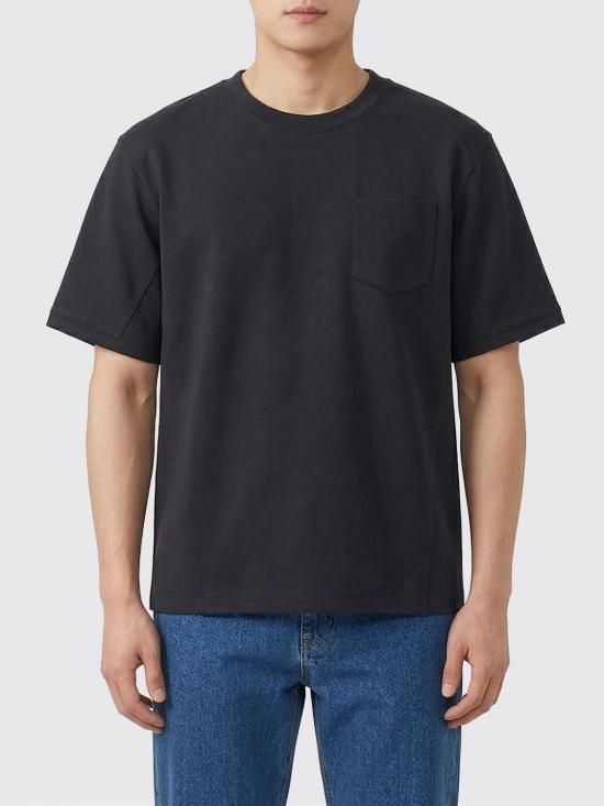 26SS 사카이 반팔 티셔츠 2603986M 001 Black