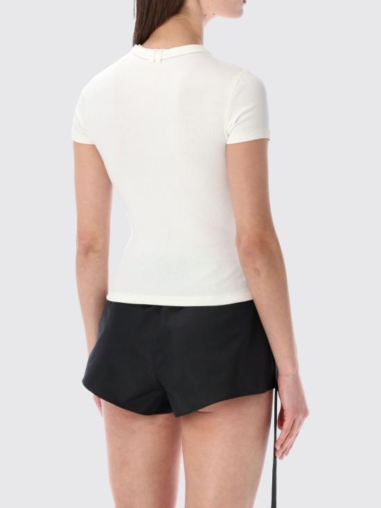 26SS 디젤 반팔 티셔츠 A236450JEAI 141 White - DIESEL