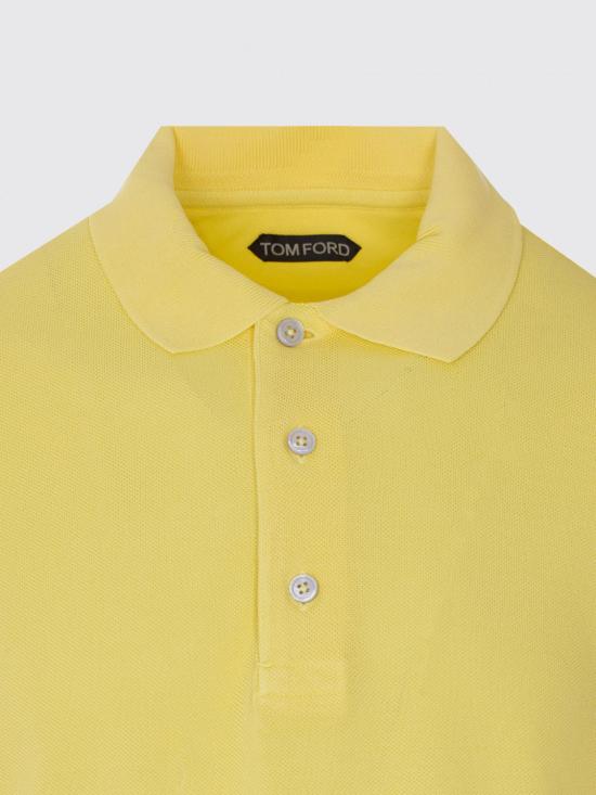 26SS 톰포드 폴로 티셔츠 JPS011JMT013 YCK Yellow - TOMFORD