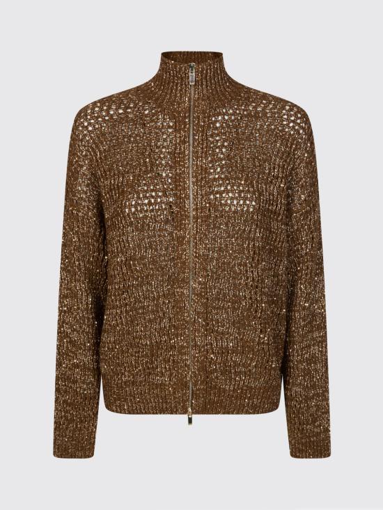 26SS 막스마라 스튜디오 가디건 2616341071600 001 Brown - MAX MARA STUDIO