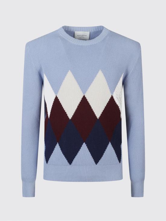26SS 발렌타인 스웨터 B2P00014C05 93547 Gnawed Blue - BALLANTYNE
