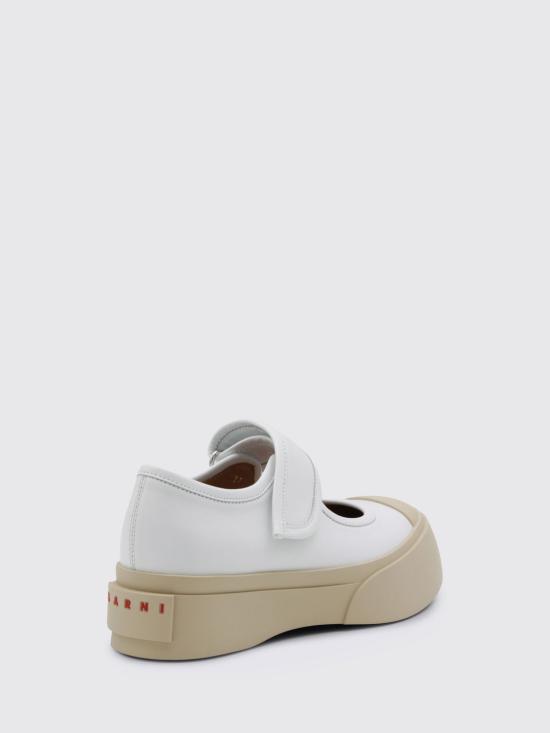 26SS 마르니 스니커즈 SNZW003120P7226 00W01 White - MARNI