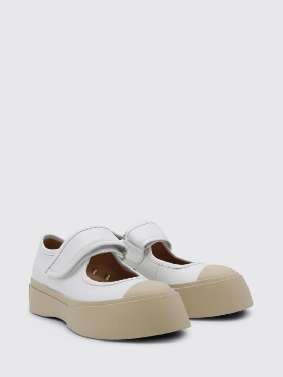 26SS 마르니 스니커즈 SNZW003120P7226 00W01 White - MARNI