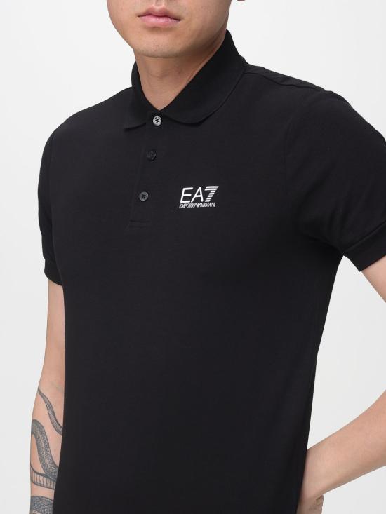 26SS 엠포리오 아르마니 폴로 티셔츠 8NPF14PJVQZ 1200 Black - EMPORIO ARMANI