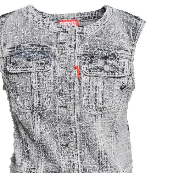 26SS [키즈] 디젤 캐주얼 자켓 J02509KXBR5 K02 Denim scuro - DIESEL