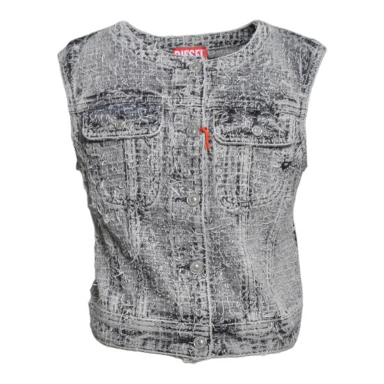 26SS [키즈] 디젤 캐주얼 자켓 J02509KXBR5 K02 Denim scuro