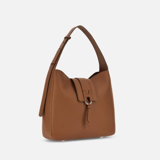 26SS 호간 숄더백 KBW01XS0200TH1S018 Brown - HOGAN