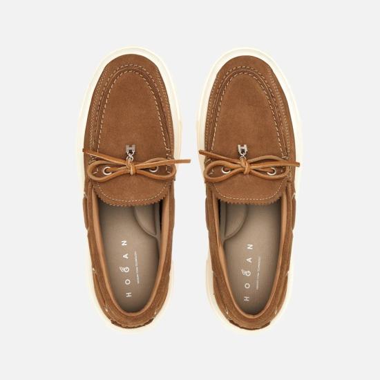 26SS 호간 스니커즈 HXW7050GB30BTMC811 Brown - HOGAN