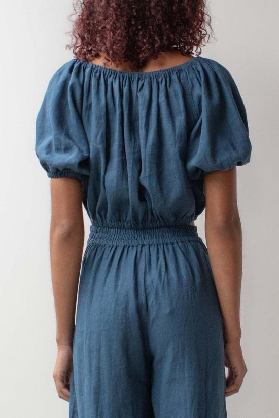  앳 던 민소매 티셔츠 새벽에. 크롭탑 - AT DAWN.