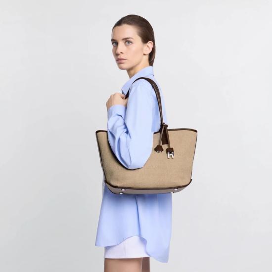 26SS 호간 토트백 KBW01TA2200UW87E03 Neutrals - HOGAN
