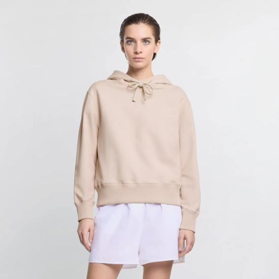 26SS 호간 후드 티셔츠 KQWB5520330ZFUM001 Neutrals - HOGAN