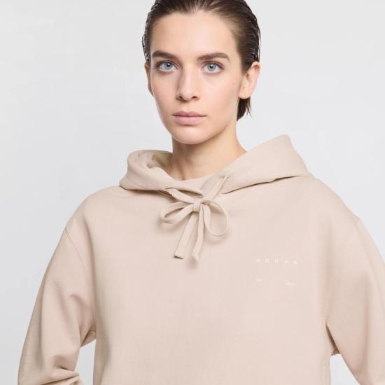 26SS 호간 후드 티셔츠 KQWB5520330ZFUM001 Neutrals - HOGAN
