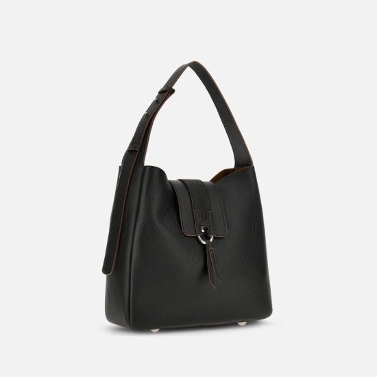 26SS 호간 숄더백 KBW01XS0200TH1B999 Black - HOGAN