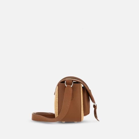 26SS 호간 숄더백 KBW01XI1100V131J26 Brown - HOGAN
