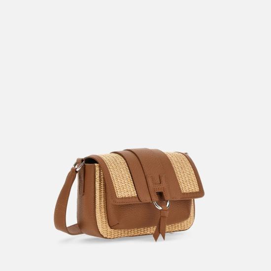 26SS 호간 숄더백 KBW01XI1100V131J26 Brown - HOGAN