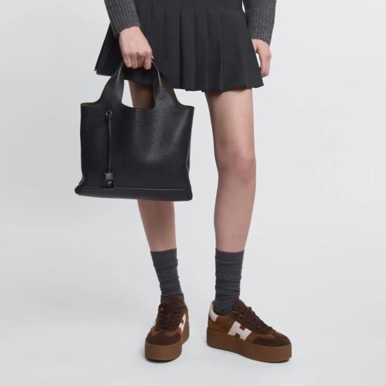 26SS 호간 토트백 KBW01RA0200TH1B999 Black - HOGAN