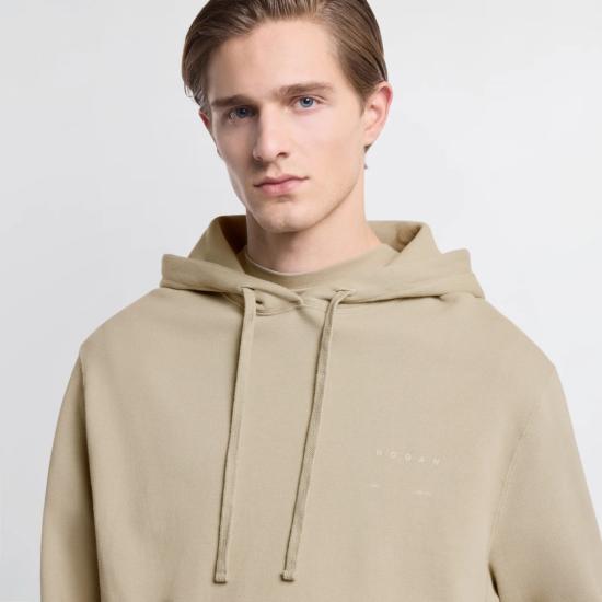 26SS 호간 후드 티셔츠 KQMB5522290ZFUC004 Neutrals - HOGAN