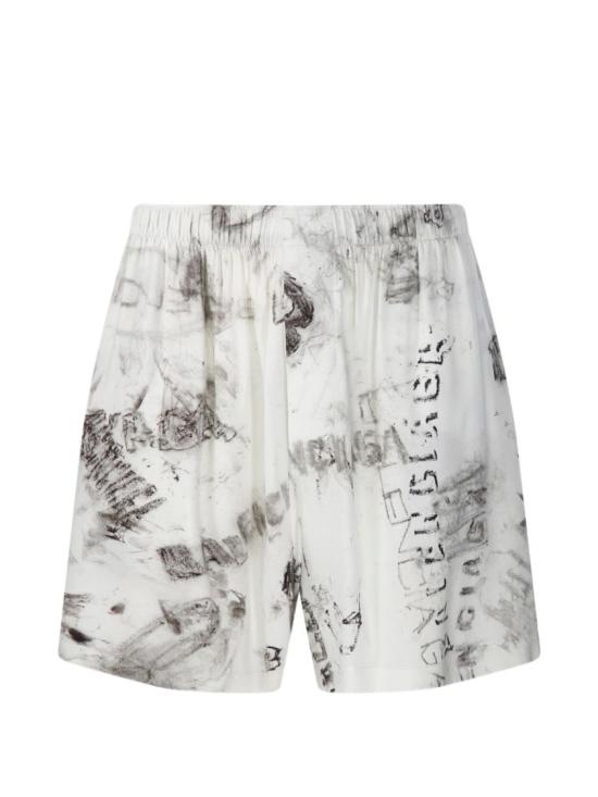 26SS 발렌시아가 숏팬츠 850715TTL781240 White