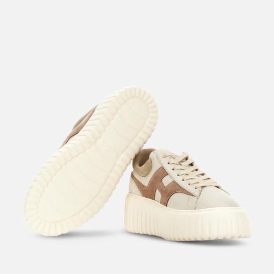 26SS 호간 스니커즈 HXW6450FE91UXI0FE4 Neutrals - HOGAN