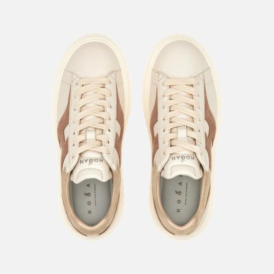 26SS 호간 스니커즈 HXW6450FE91UXI0FE4 Neutrals - HOGAN