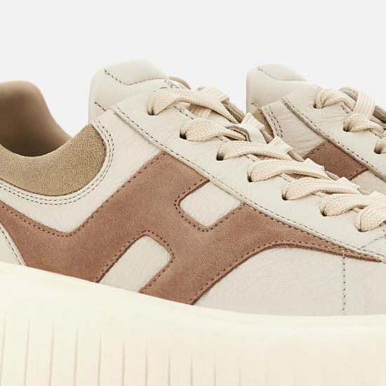 26SS 호간 스니커즈 HXW6450FE91UXI0FE4 Neutrals - HOGAN