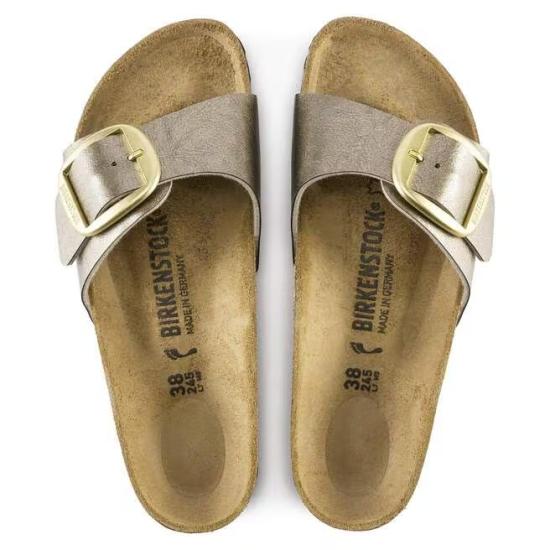 26SS 버켄스탁 샌들 MADRID BIG BUCKLE 1016237 GRACEFUL TAUPE Graceful taupe - BIRKENSTOCK