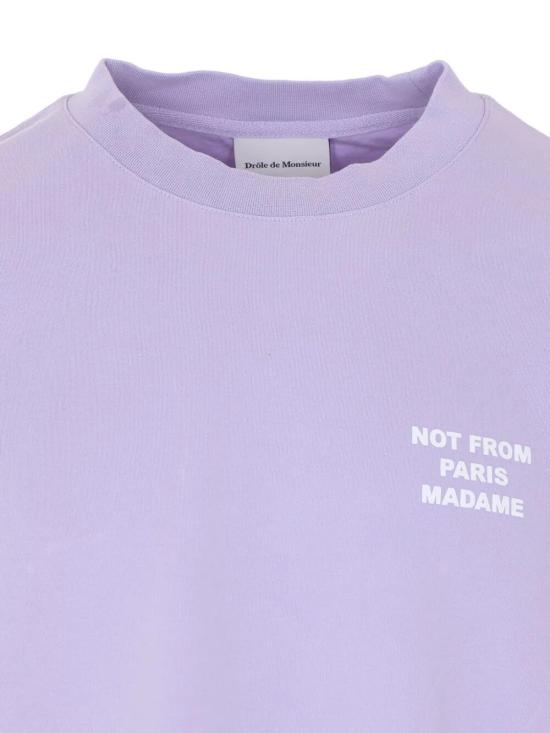 26SS 드롤드무슈 반팔 티셔츠 K TS203 CO002 LAV Lavander - DROLE DE MONSIEUR