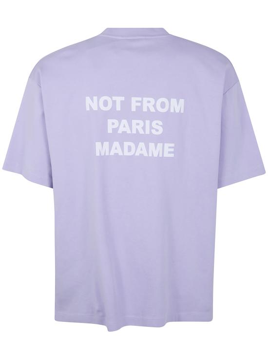 26SS 드롤드무슈 반팔 티셔츠 K TS203 CO002 LAV Lavander - DROLE DE MONSIEUR