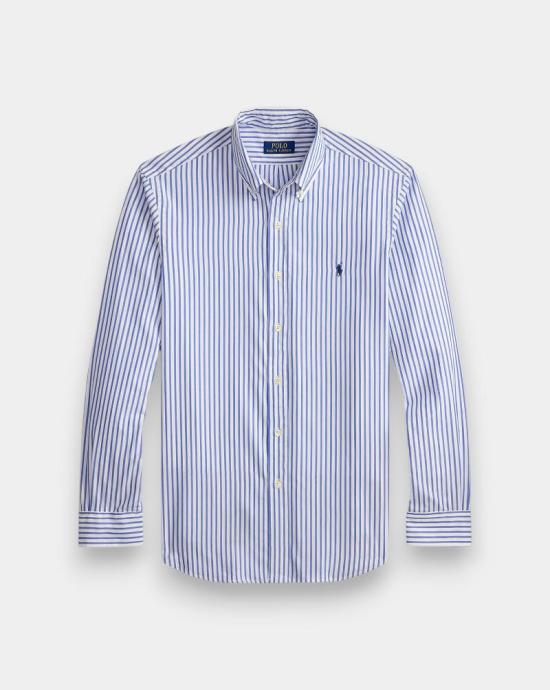 26SS 폴로 랄프로렌 셔츠 710B15595008 3249D WHITE BLUE White