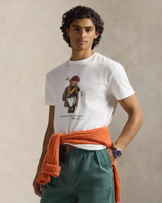 26SS 폴로 랄프로렌 셔츠 710B16611001 WHITE SOCIETY BEAR White - POLO RALPH LAUREN