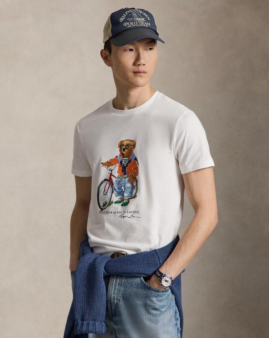 26SS 폴로 랄프로렌 셔츠 710B16612002 WHITE SUMMER BEAR White - POLO RALPH LAUREN