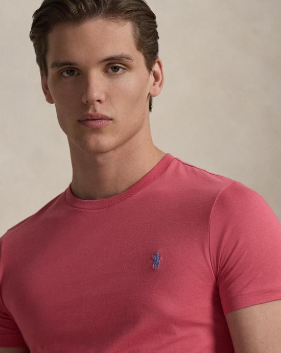 26SS 폴로 랄프로렌 포니로고 자수 반팔 티셔츠 710671438515 RED SKY C7215 Red - POLO RALPH LAUREN