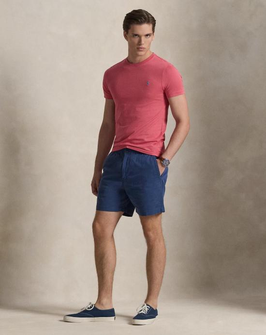 26SS 폴로 랄프로렌 포니로고 자수 반팔 티셔츠 710671438515 RED SKY C7215 Red - POLO RALPH LAUREN